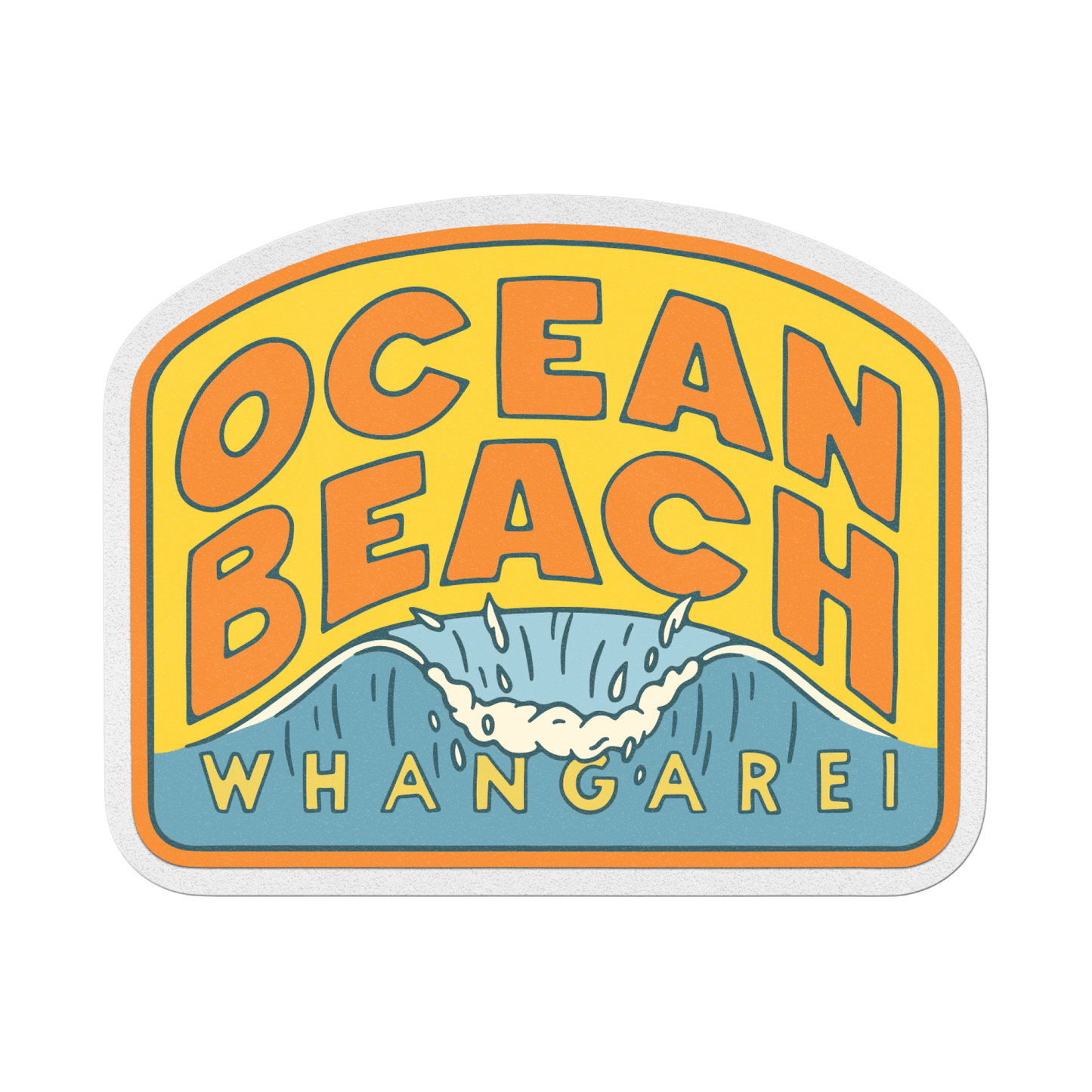 Whangarei Ocean Beach Vinyl Sticker