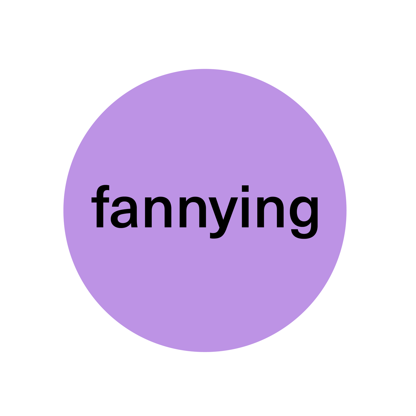 SAYINGS - Fannying Sticker