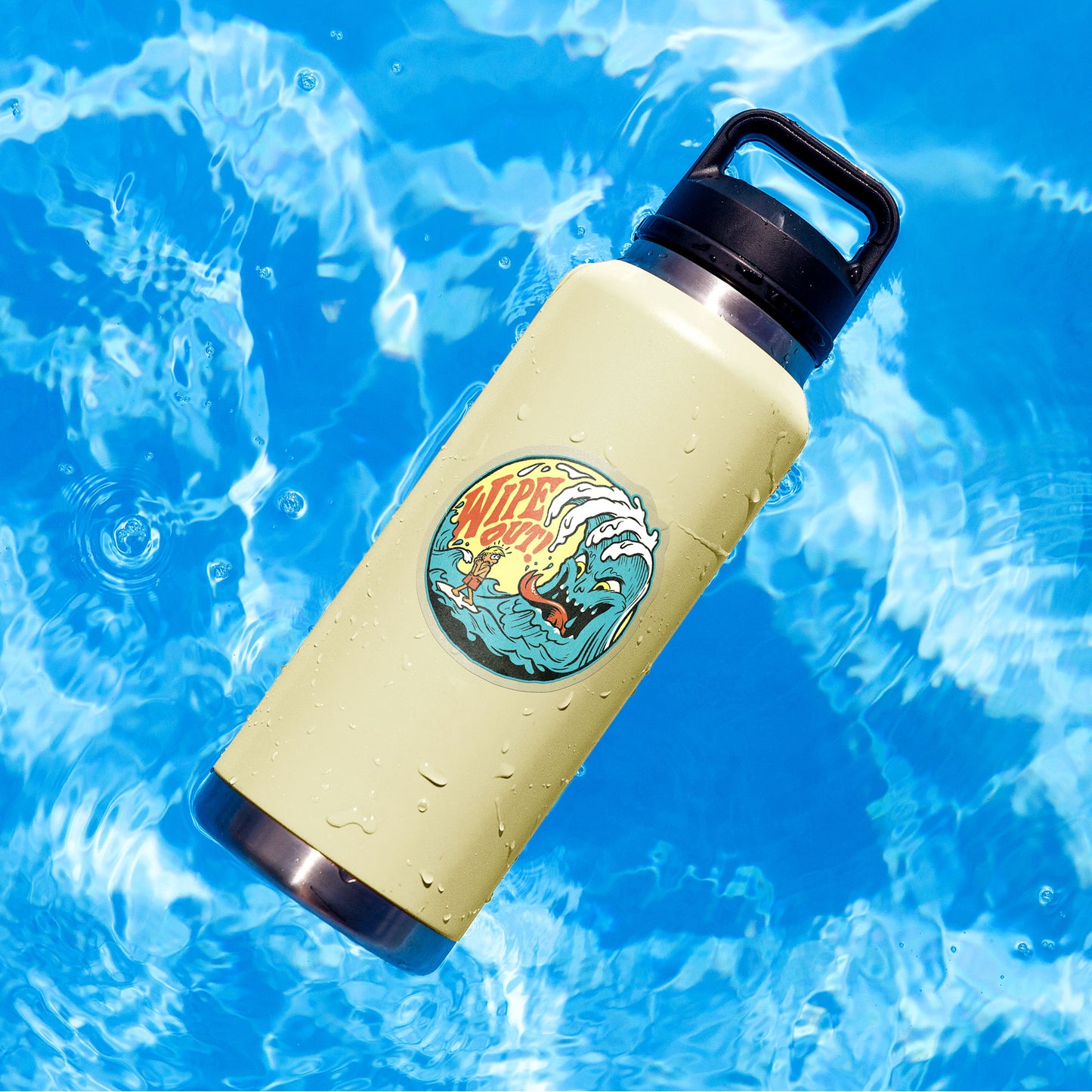 Wipe Out! Vinyl Sticker