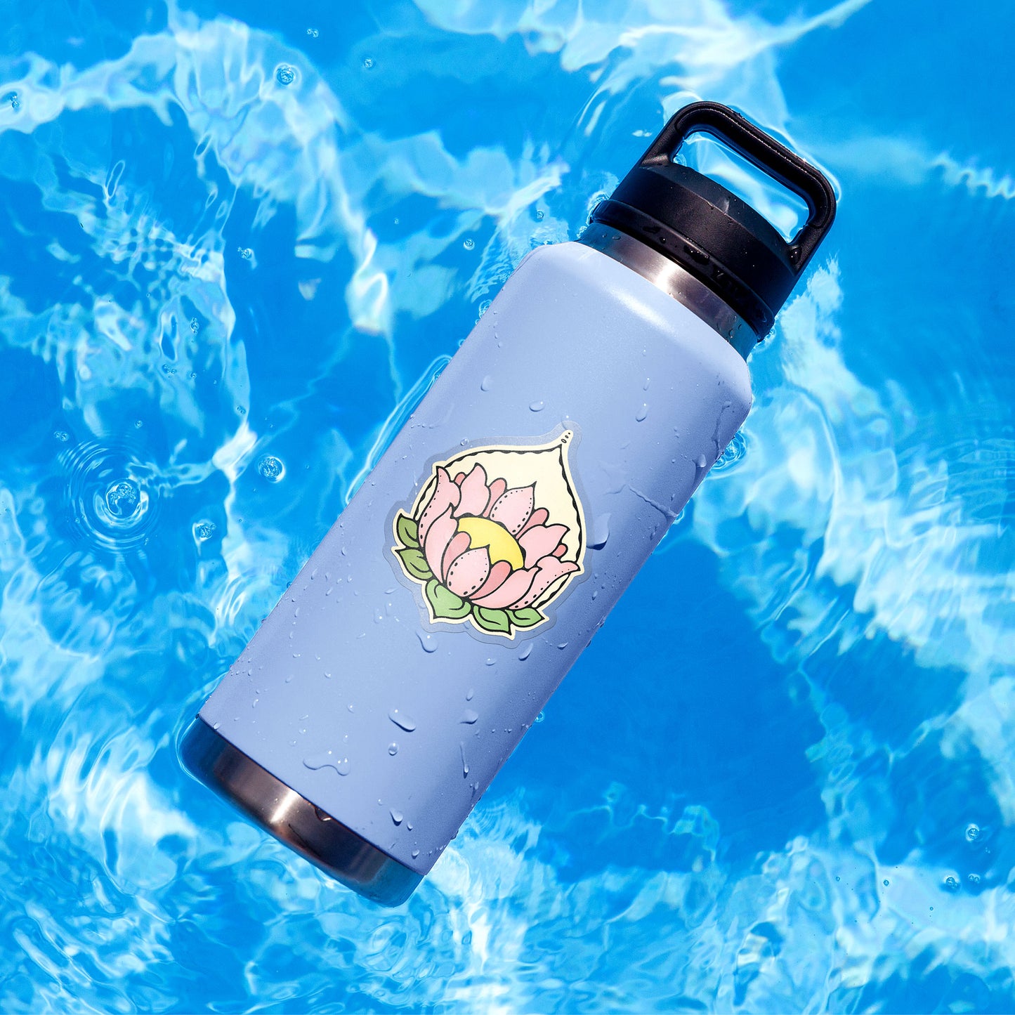 Spiritual Lotus Vinyl Sticker