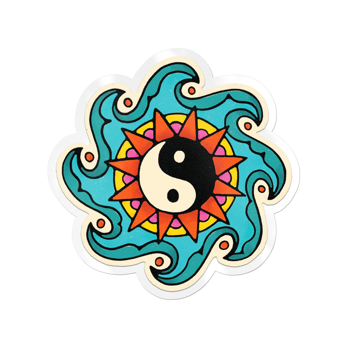 Balance Yin Yang Sticker