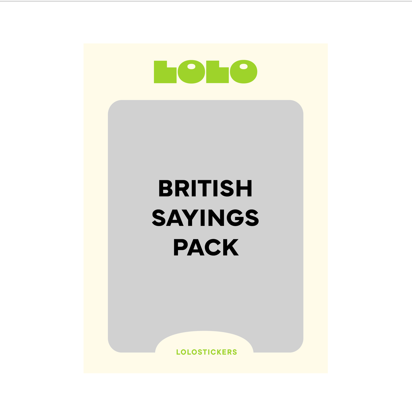 British Sayings Pack
