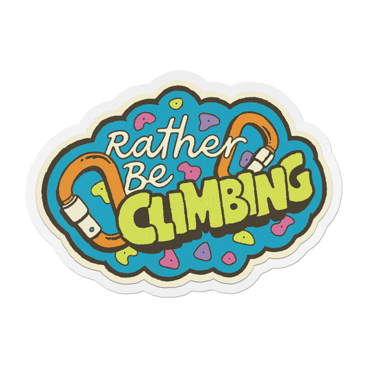 Rather Be Climbing Sticker