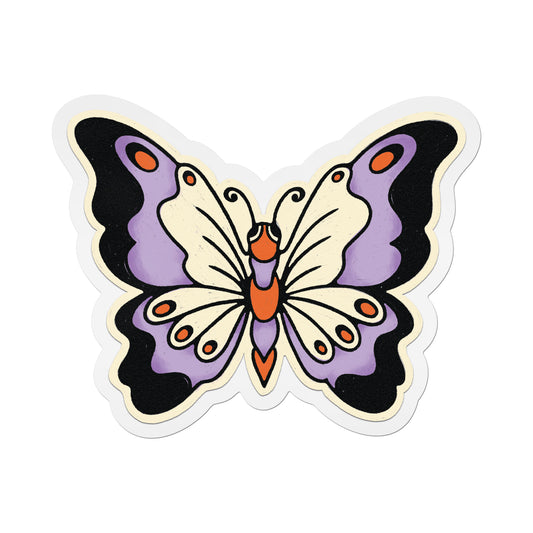 Spiritual Butterly Vinyl Sticker