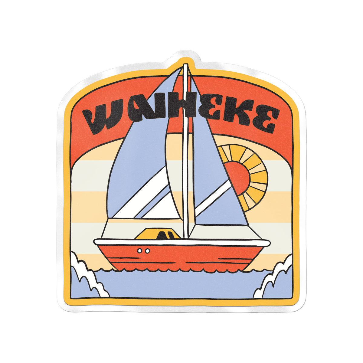 Waiheke Island Vinyl Sticker